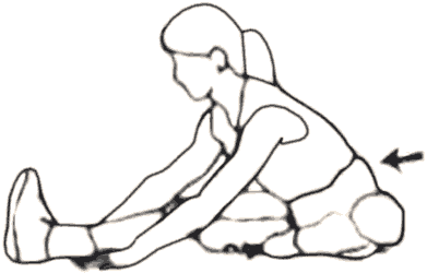 person doing floor exercises